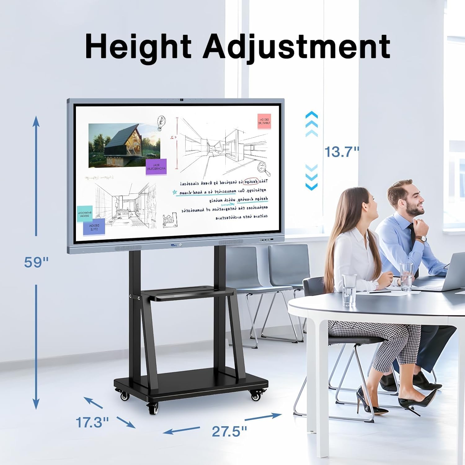 Interactive Flat Panel Front View