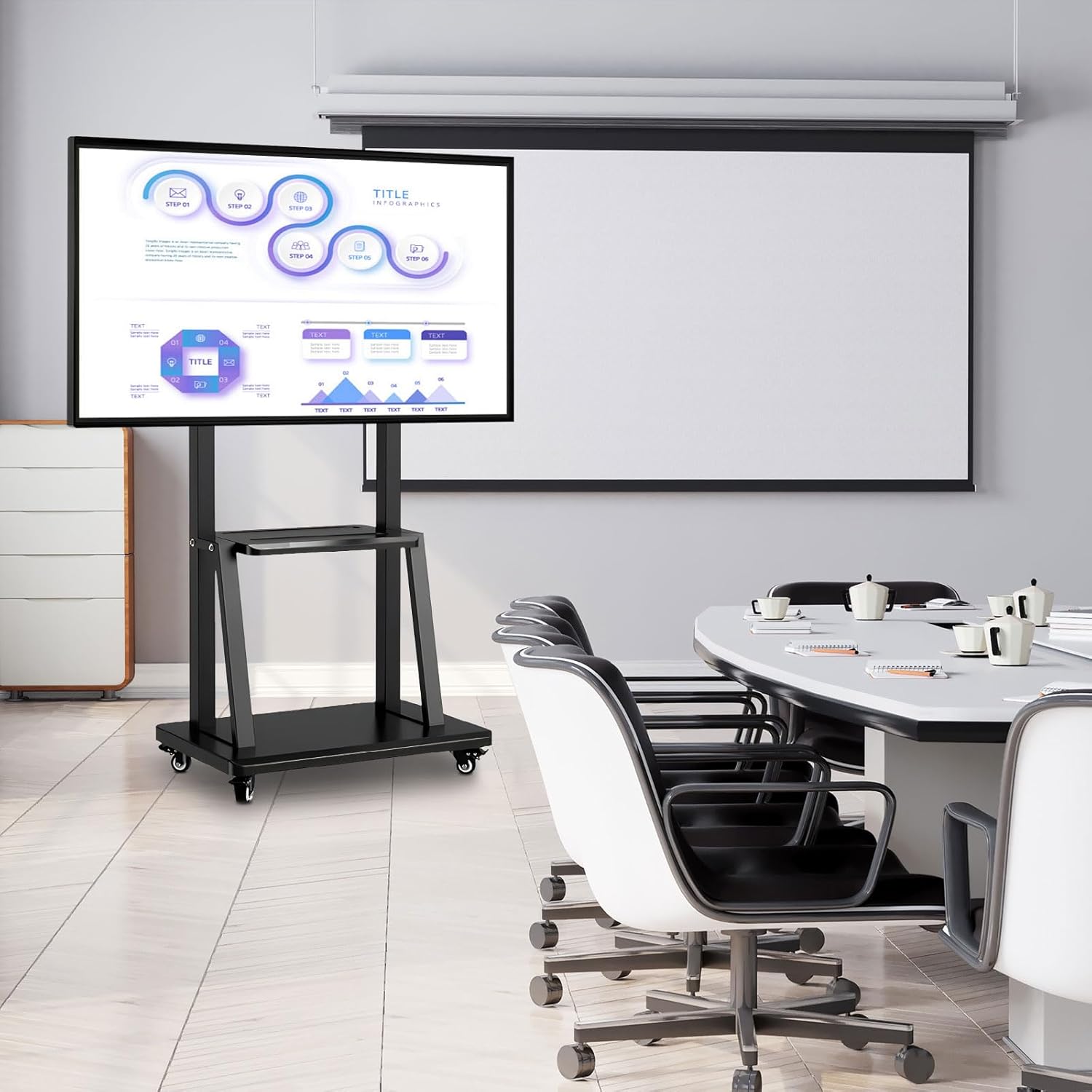 Interactive Flat Panel Front View