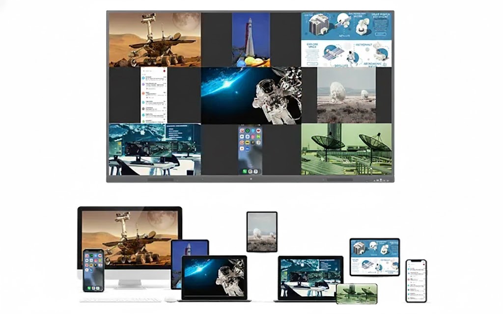 Interactive Flat Panel Front View