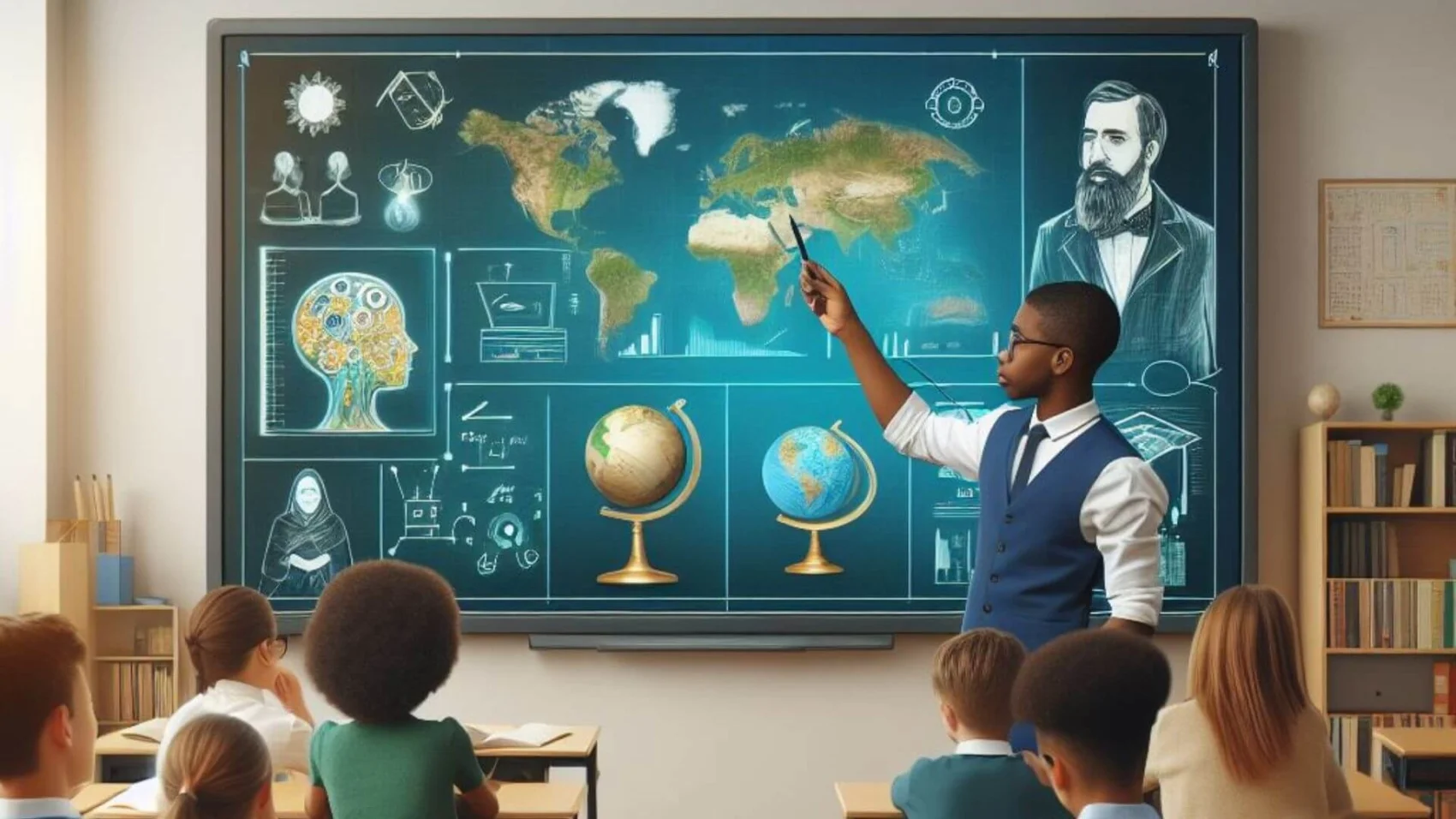 Interactive Flat Panel Front View